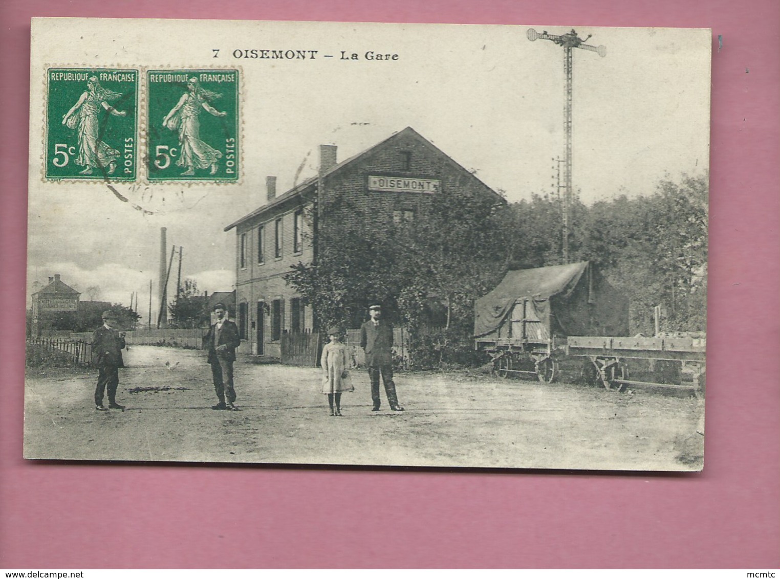 CPA  - Oisemont  - La Gare - Oisemont