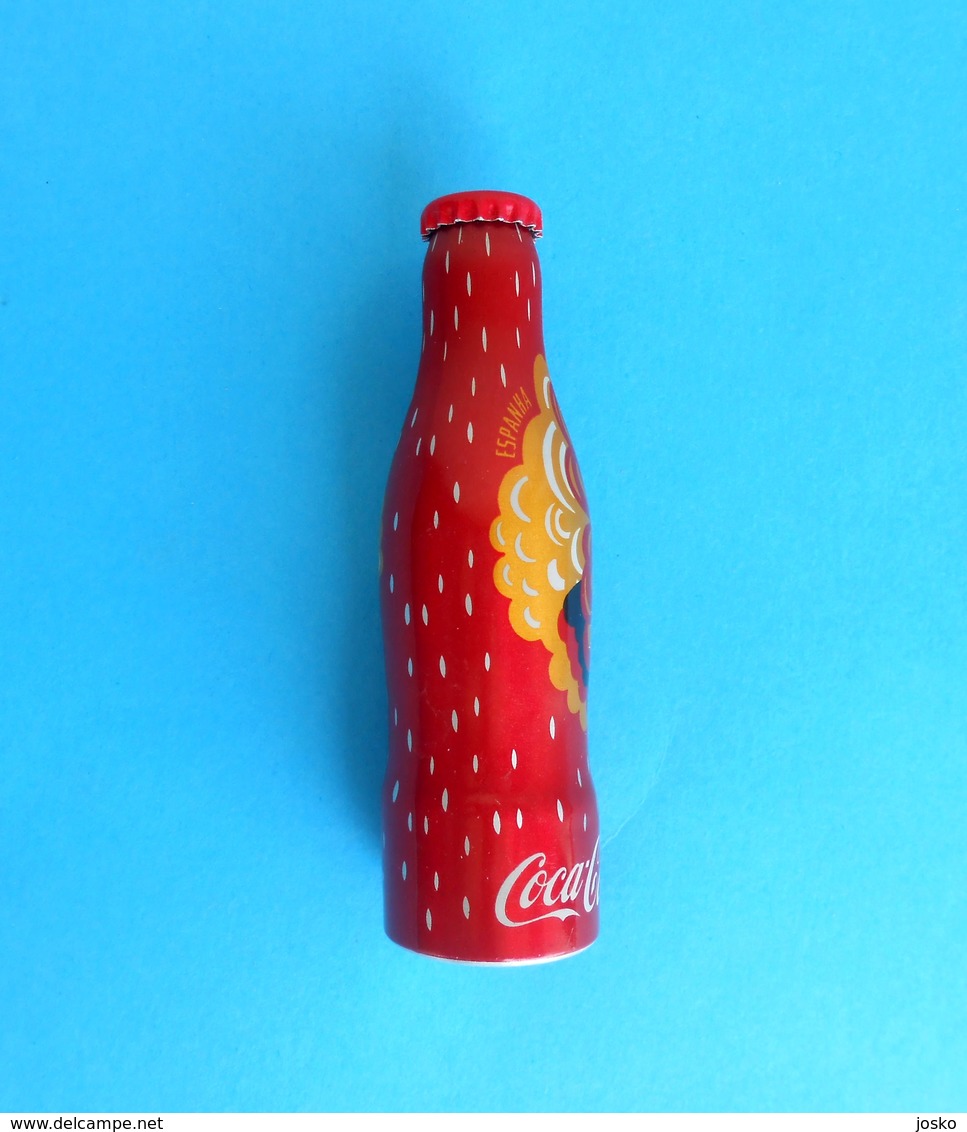 COCA-COLA ... FIFA WORLD CUP BRAZIL 2014 ... SPAIN TEAM ... Aluminium Mini Bottle - Bottiglie