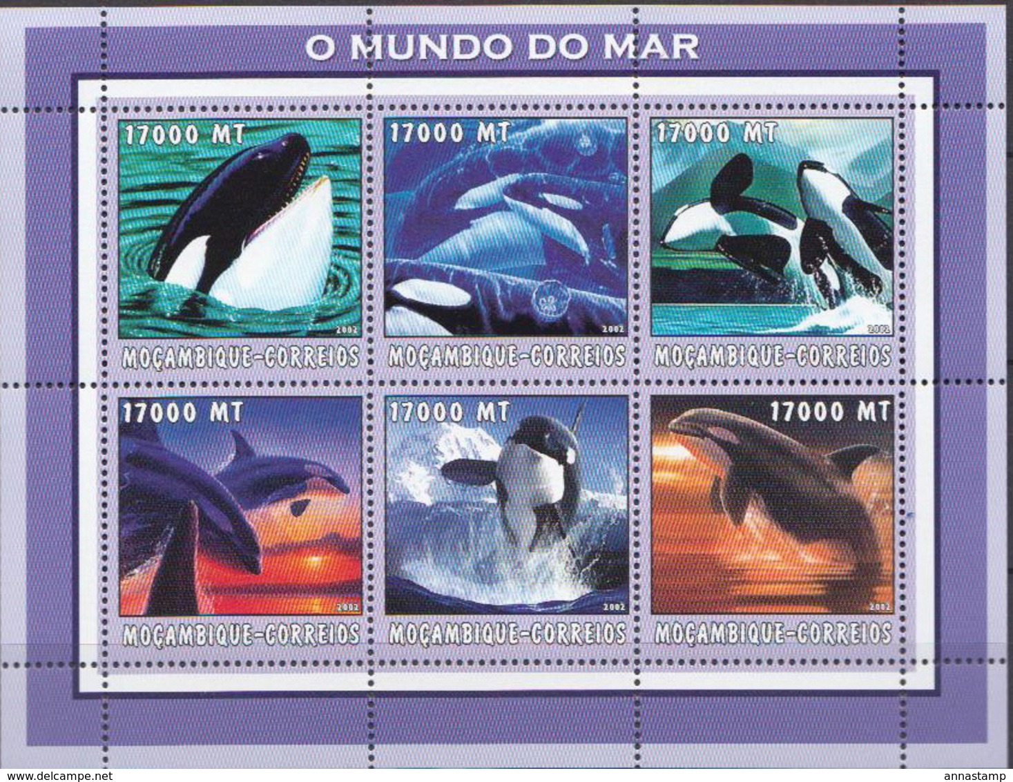 Mozambique MNH Killer Whales Sheetlet And SS - Dolphins