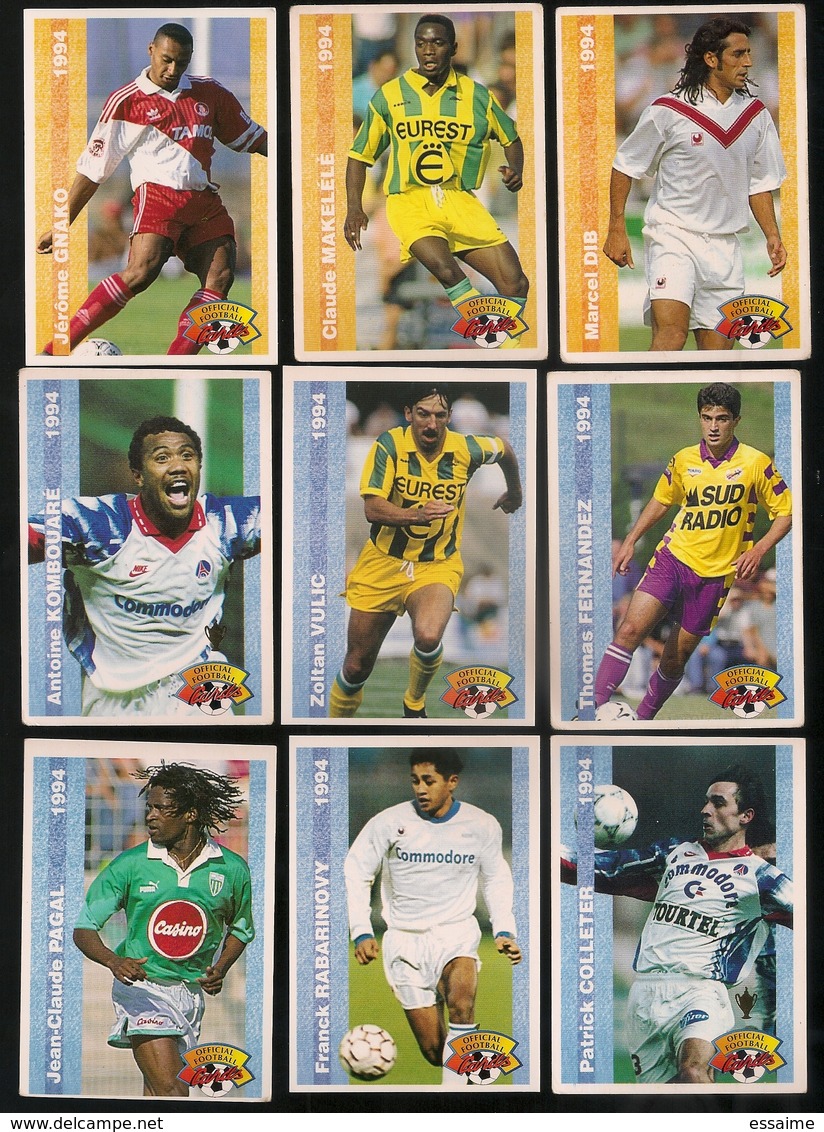 Autres & non classés - 9 cartes Panini Football 1994 cards