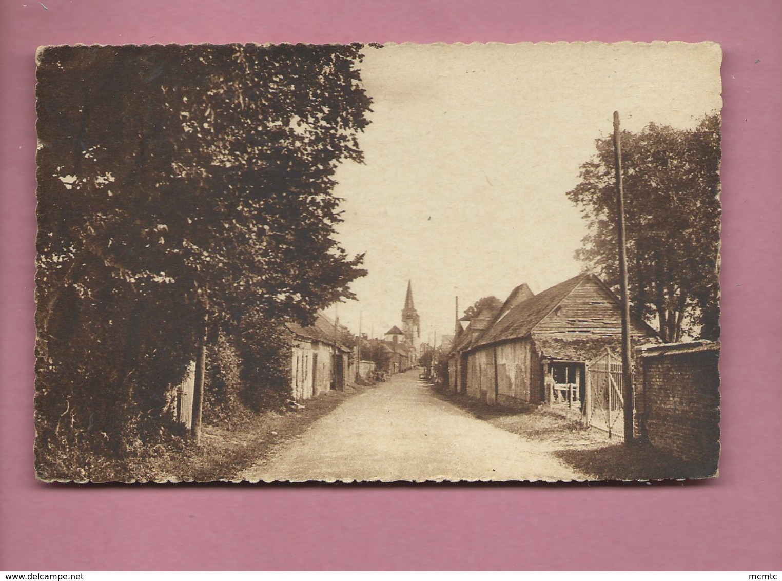 Carte  - Oisemont  - (Somme) - Entrée Vers Le Tréport - Oisemont