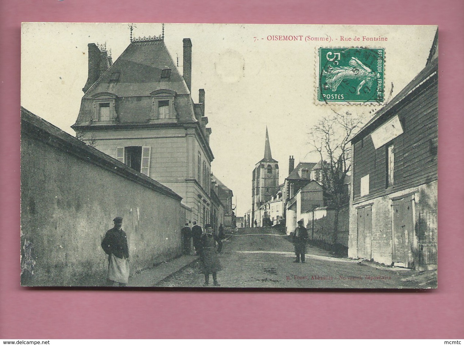 CPA  - Oisemont  - (Somme) - Rue De Fontaine - Oisemont