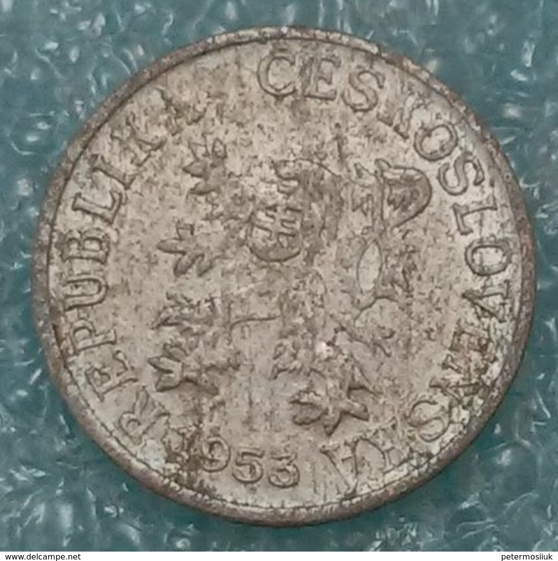 Czechoslovakia 1 Heller, 1953 -1533 - Czechoslovakia