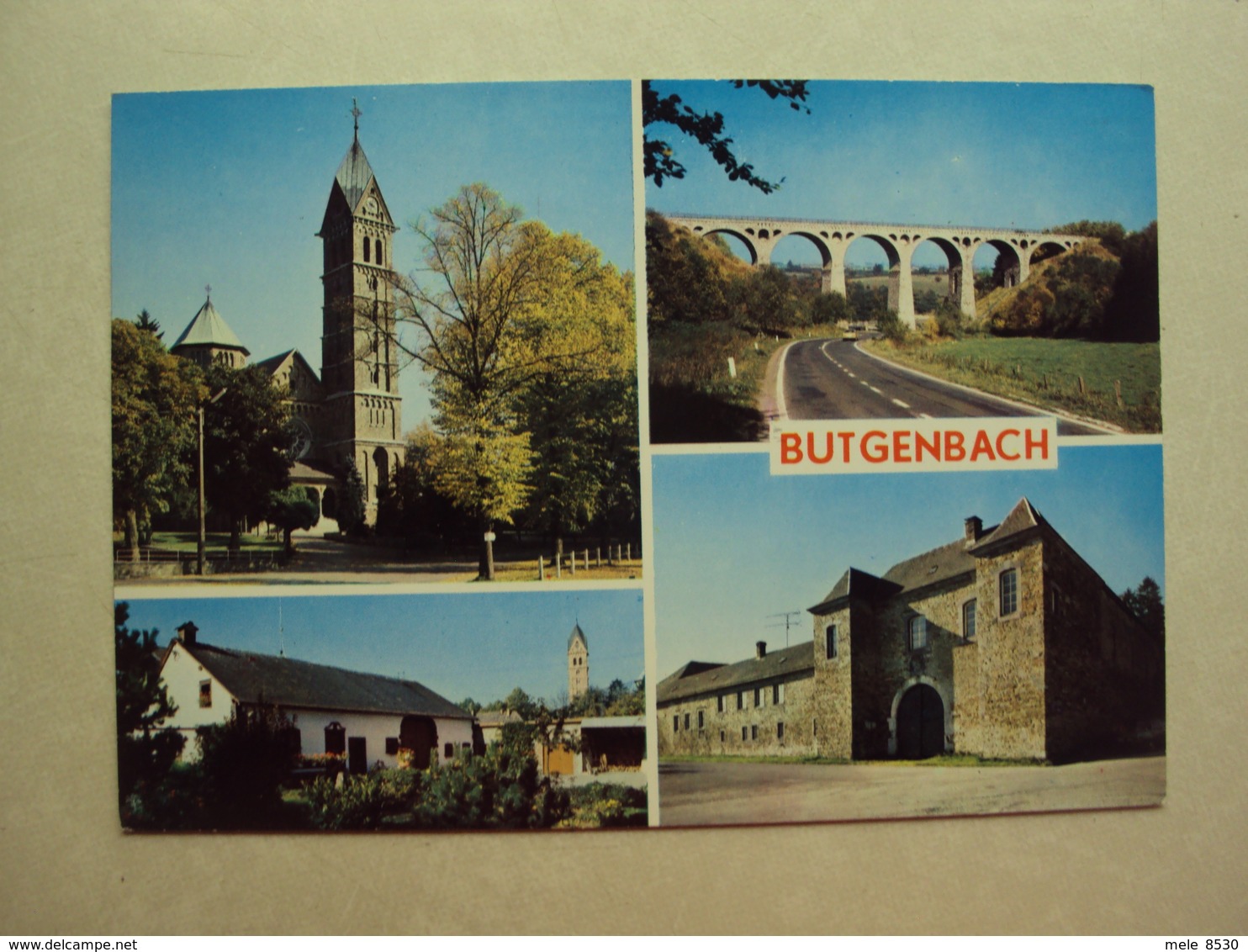 29417 - BUTGENBACH - 4 ZICHTEN - ZIE 2 FOTO'S - Butgenbach - Butgenbach
