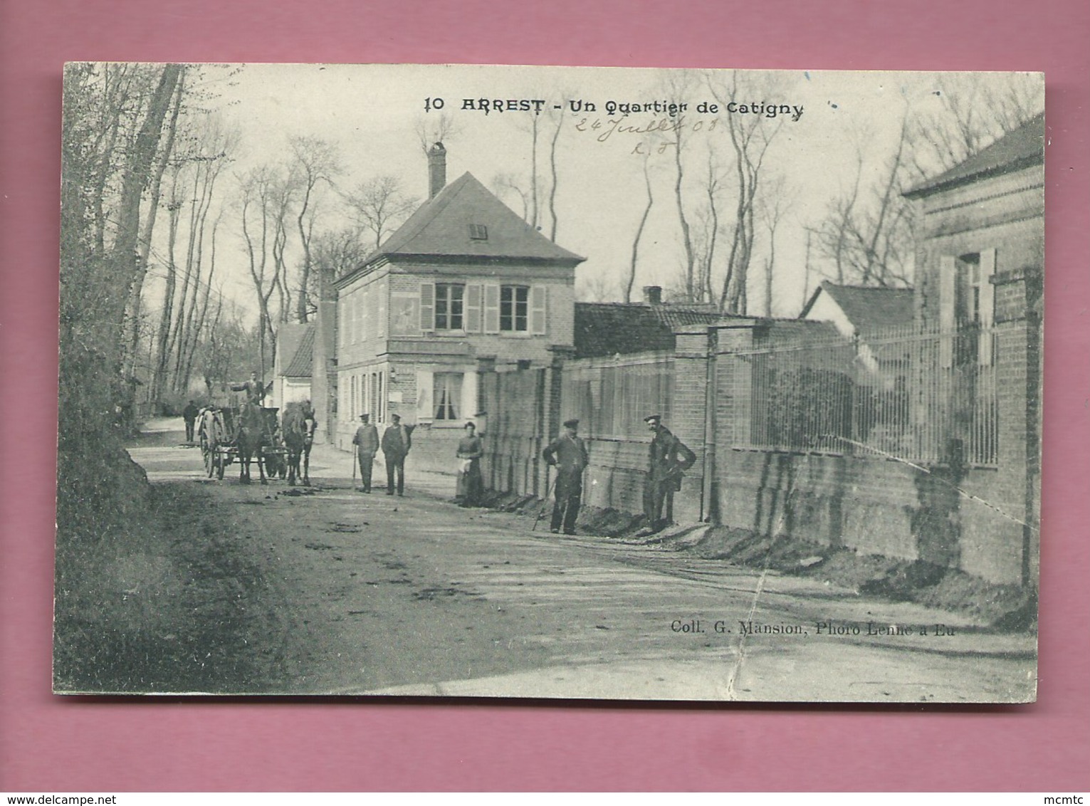 CPA  - Arrest  - Un Quartier De Catigny - Oisemont