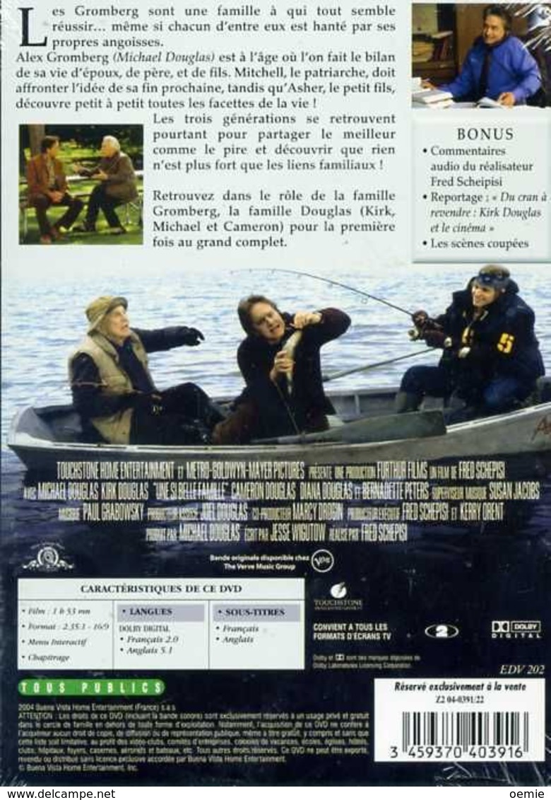 UNE SI BELLE FAMILLE  °°°° KIRK DOUGLAS , MICHAEL DOUGLAS ,CAMERON DOUGLAS - Comedy