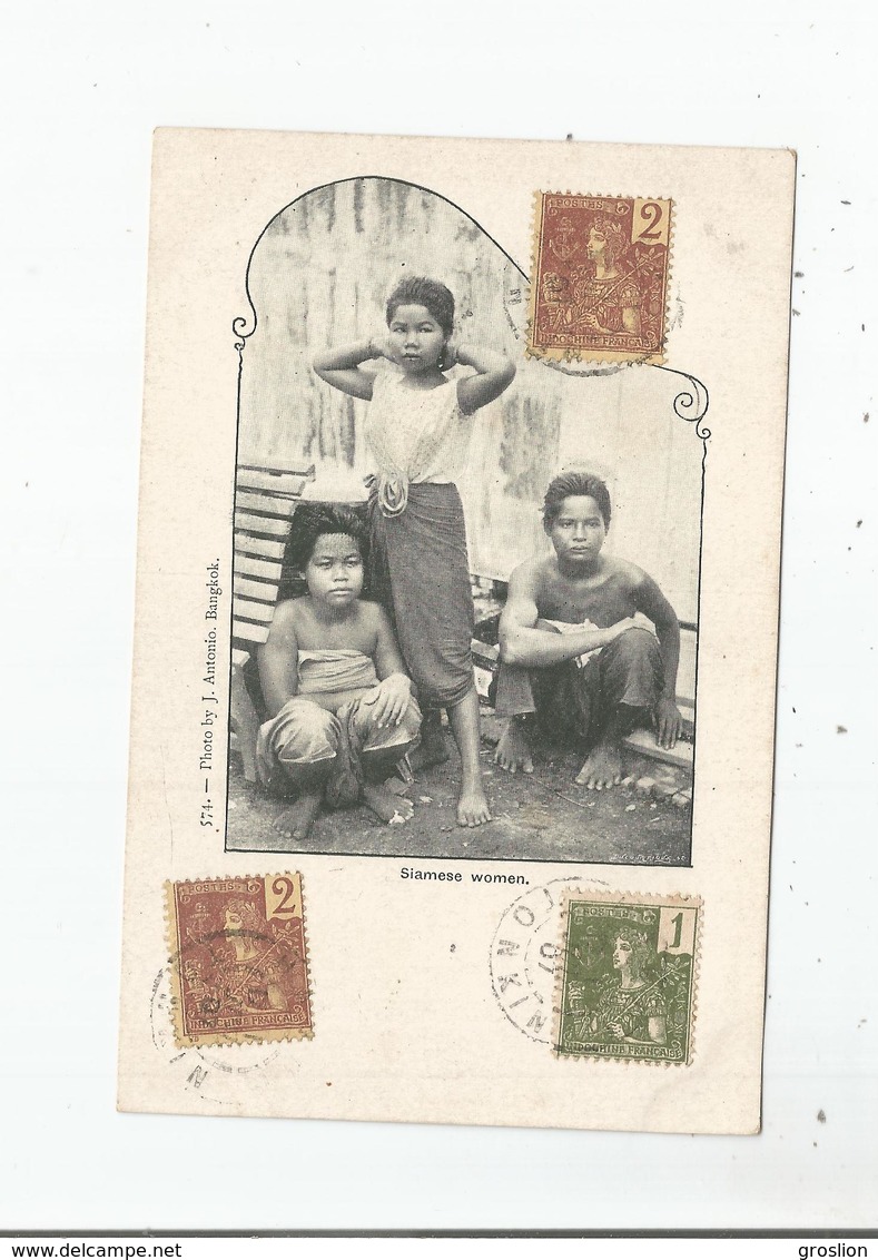 SIAMESE WOMEN 574       1907 - Thaïlande