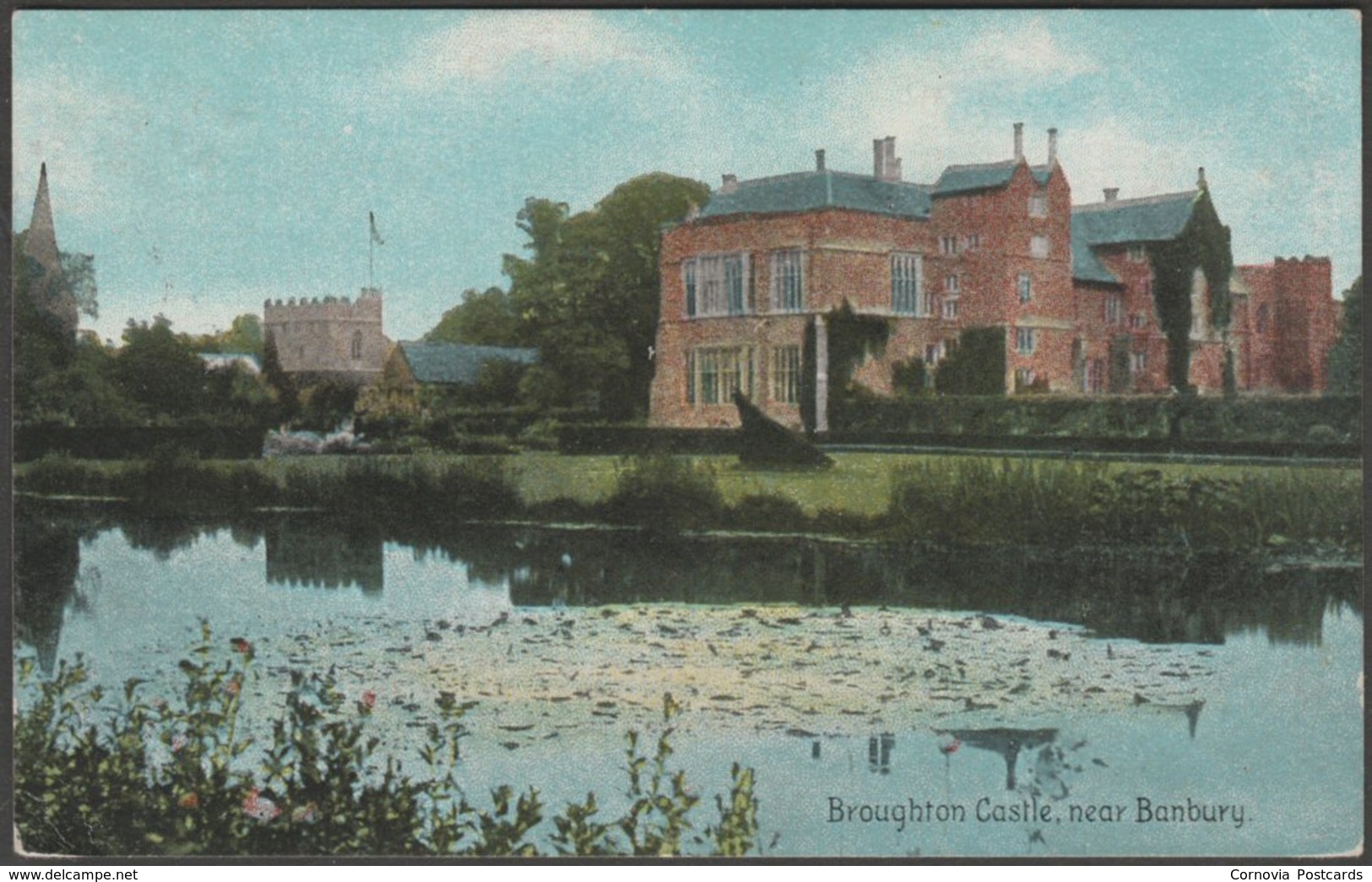 Broughton Castle Near Banbury, Oxfordshire, 1909 - Shurey's Postcard - Other & Unclassified