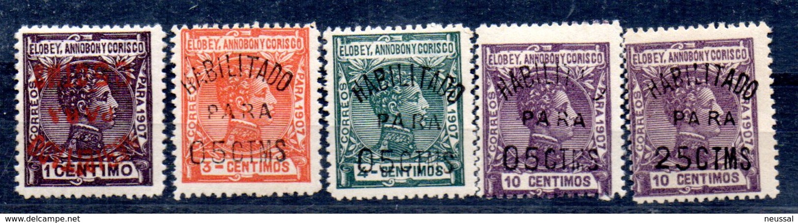 Serie Nº50C/F +50 Ahi  Elobey - Elobey, Annobon & Corisco