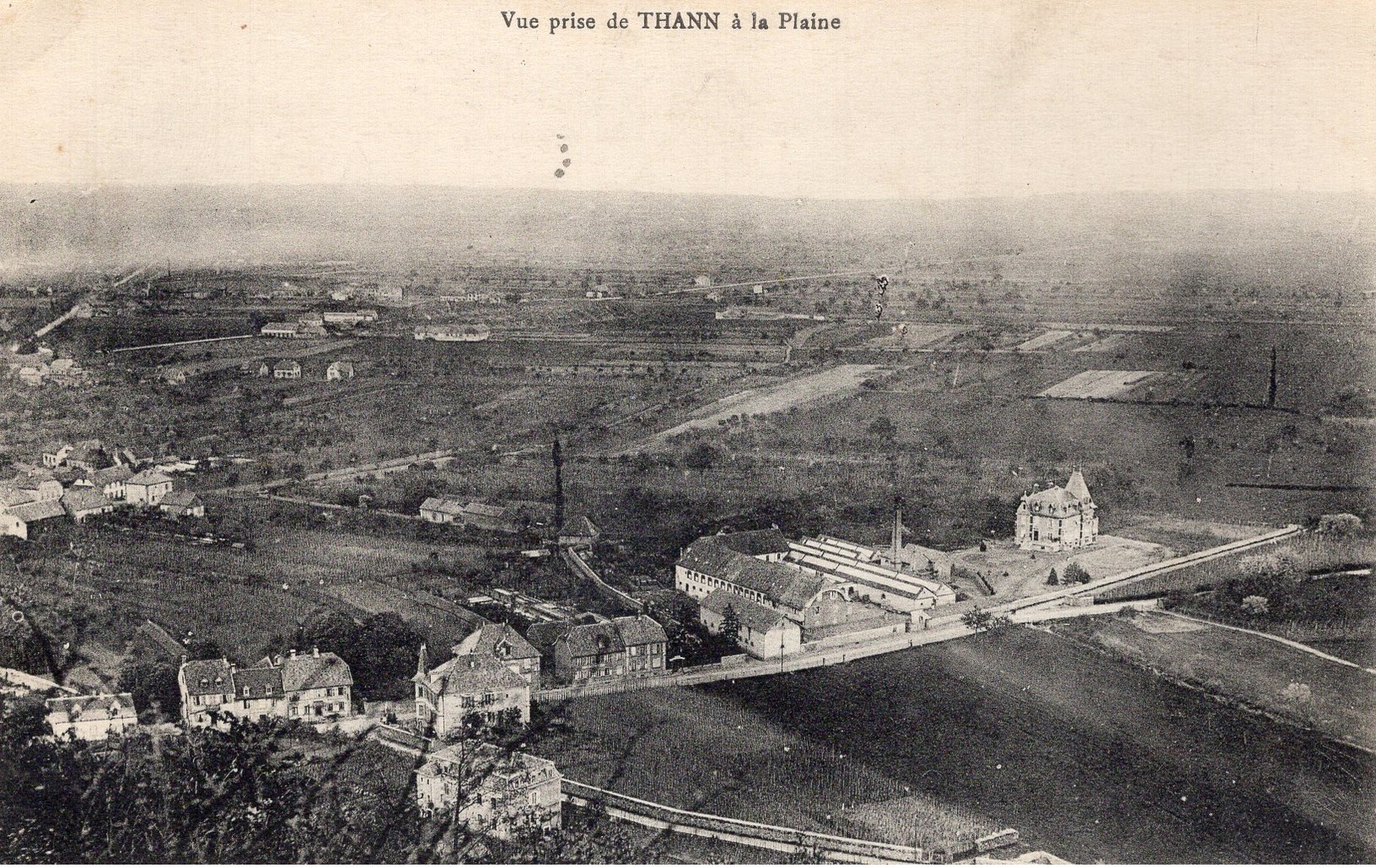 Vue Prise De THANN à La Plaine - Thann