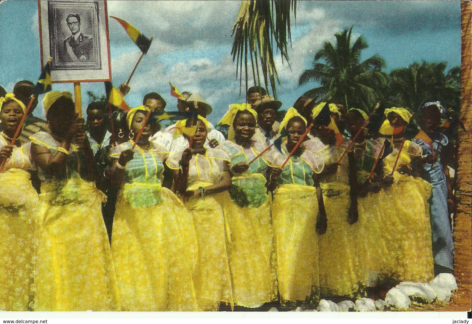 Ruanda-Urundi - Voyage Du Roi Au Congo été 1955.  (2 Scans) - Ruanda-Urundi