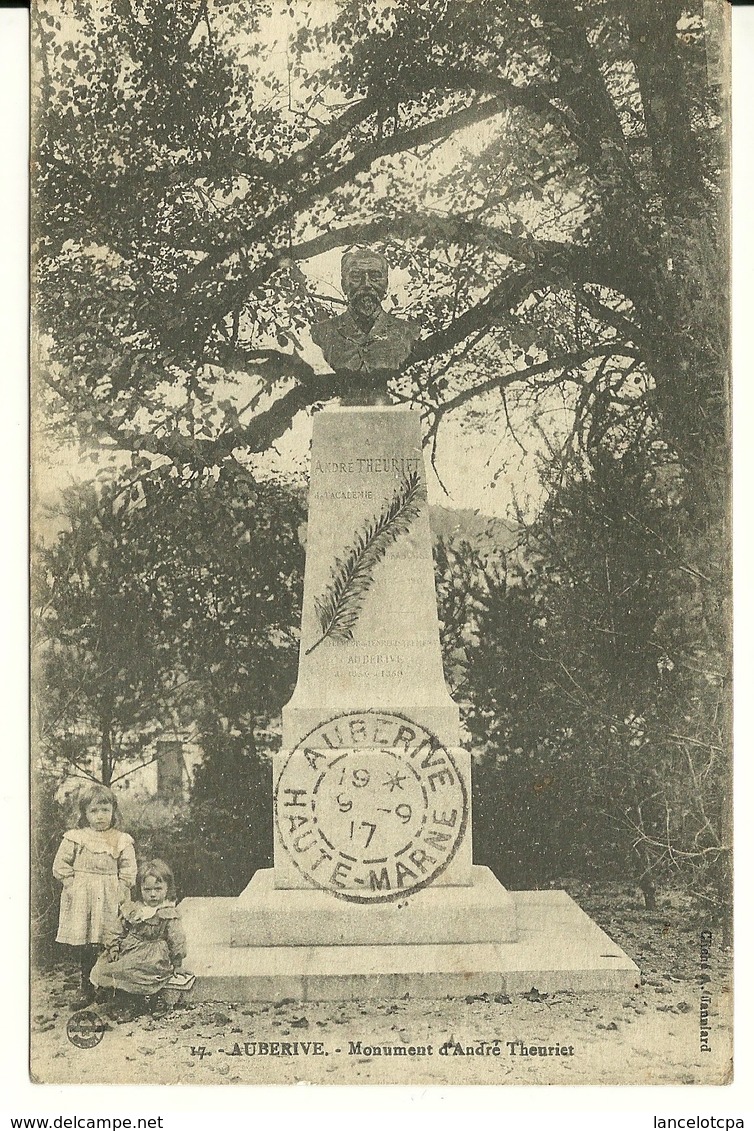 52 - AUBERIVE / MONUMENT ANDRE THEURIET - Auberive