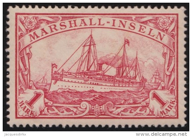 Deutsch  Marshall Inseln    .    Michel  .    22     .     *   .    Ungebraucht Mit Falz .   /   .   Mint-hinged - Marshall Islands