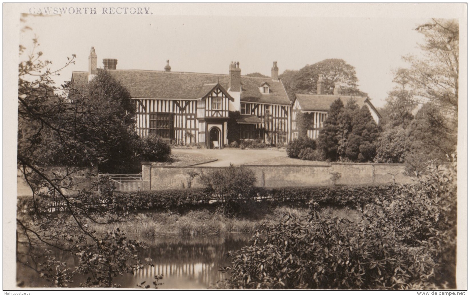 AR65 Gawsworth Rectory - RPPC, Local Publisher - Other & Unclassified