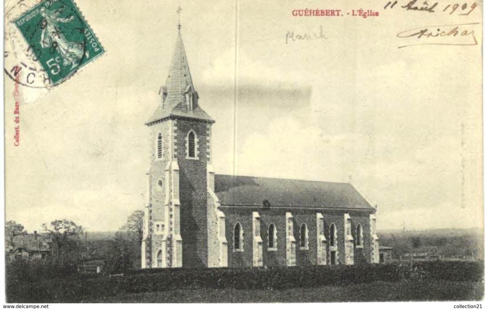 GUEHEBERT .... L EGLISE - Autres & Non Classés