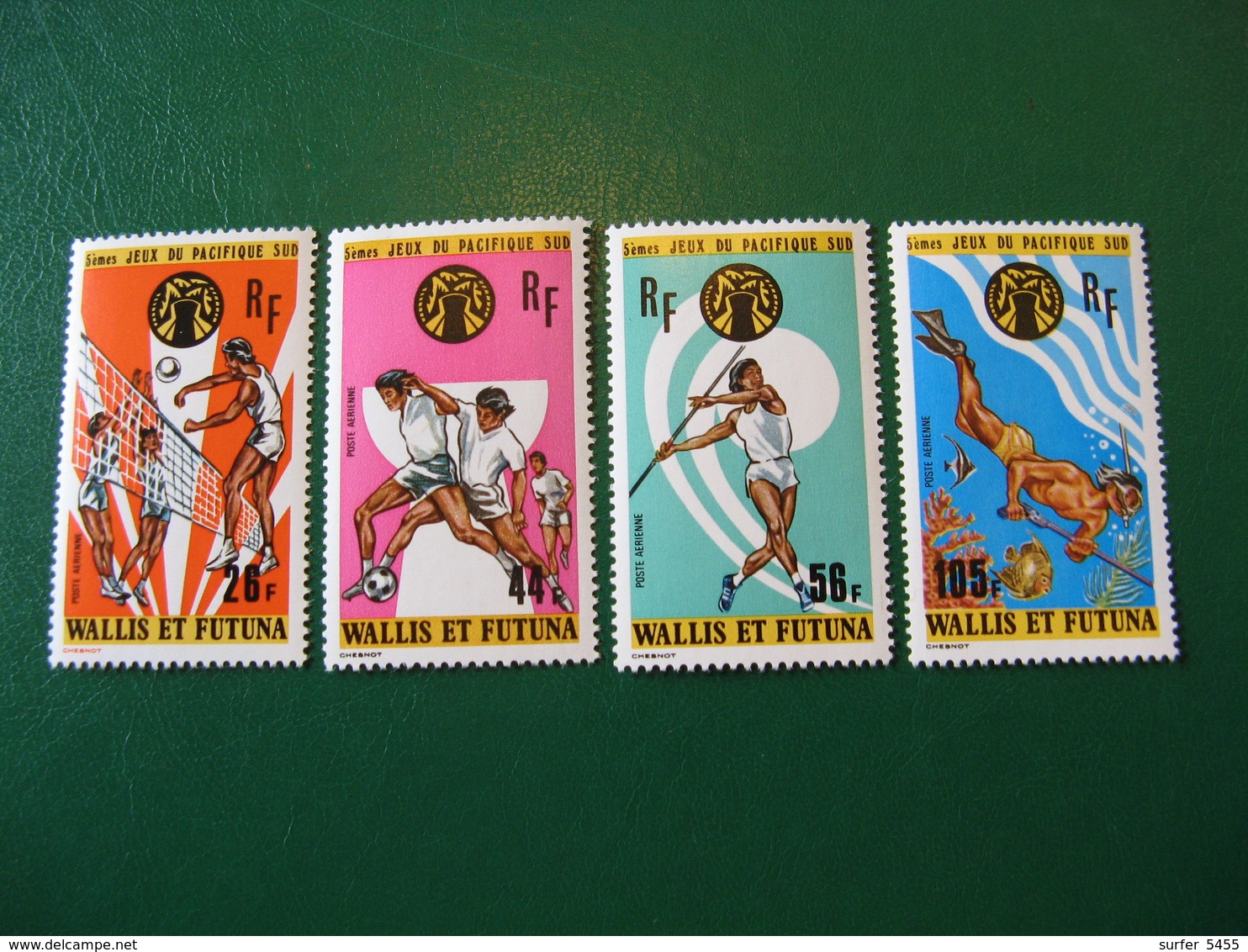 WALLIS YVERT POSTE AERIENNE N° 63/66 NEUFS** LUXE COTE 23,00 EUROS - Unused Stamps