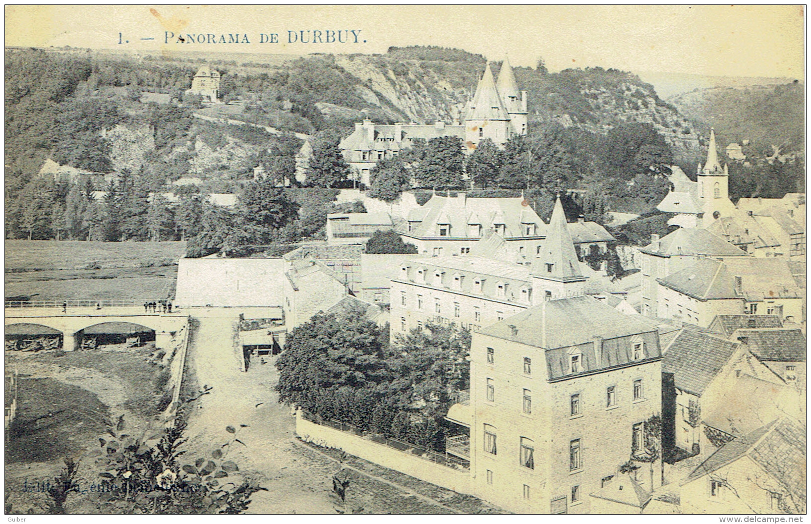 Durbuy Panorama De L'ourthe N° 1 1910 - Durbuy