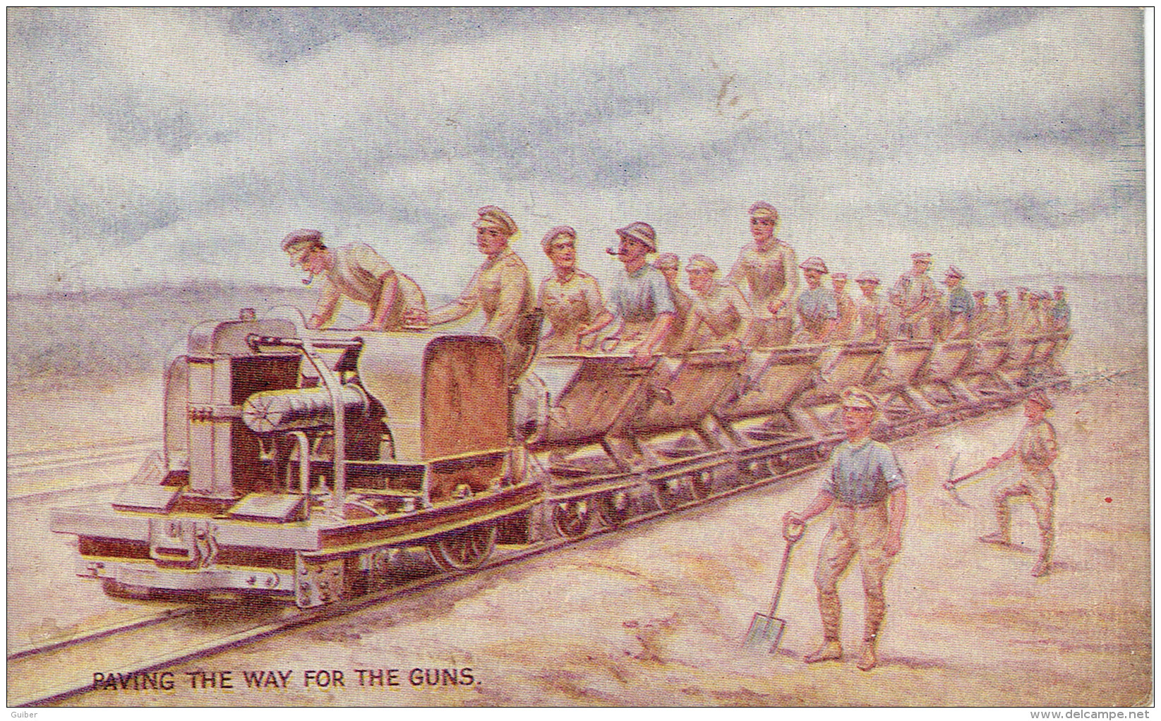 War Bond Campaign Post Card N° 4 Pawing The Guns Weltkrieg 1914/18 - Patriottiche