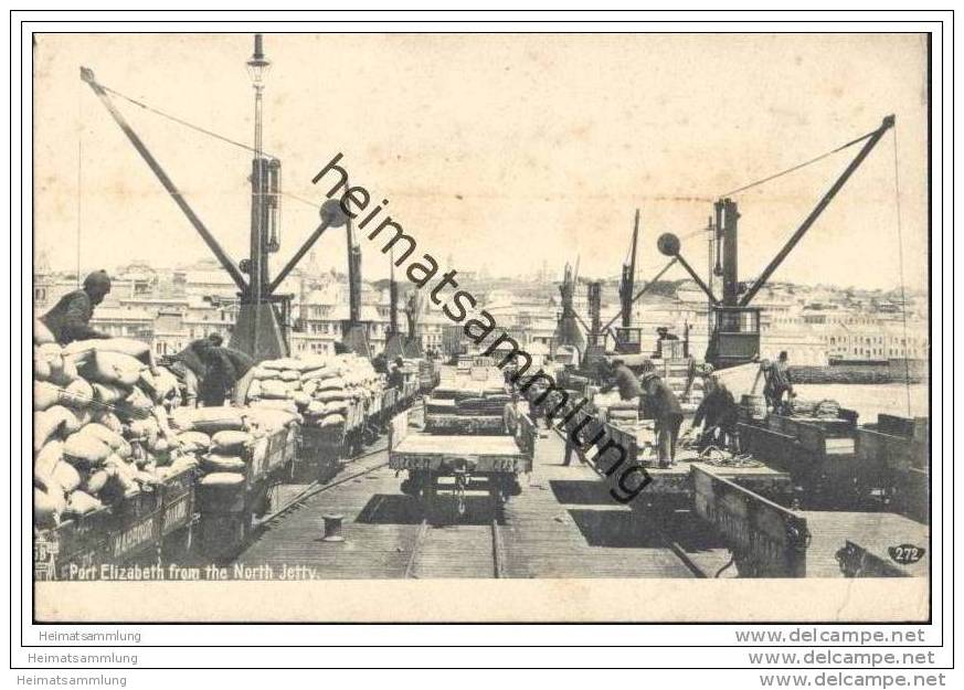 Port Elizabeth From The North Jetty Ca. 1905 - Zuid-Afrika