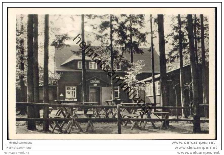 Picho-Baude - Tautewalde über Neukirch-Lausitz - Inhaber Fritz Knupper - Foto-AK - Neukirch (Lausitz)