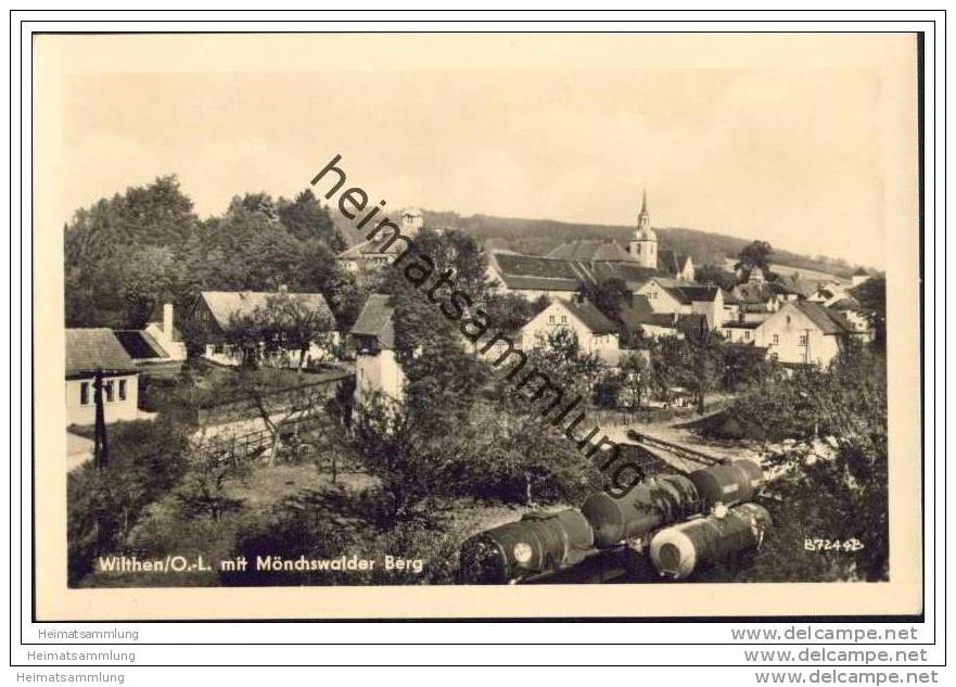 Wilthen Mit Mönchswalder Berg  - Foto-AK - Wilthen