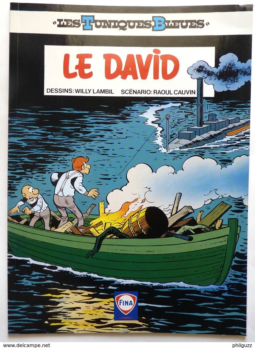 ALBUM BD BANDES DESSINEES PUBLICITAIRE FINA LES TUNIQUES BLEUES LE DAVID  1997 LAMBIL - Tuniques Bleues, Les