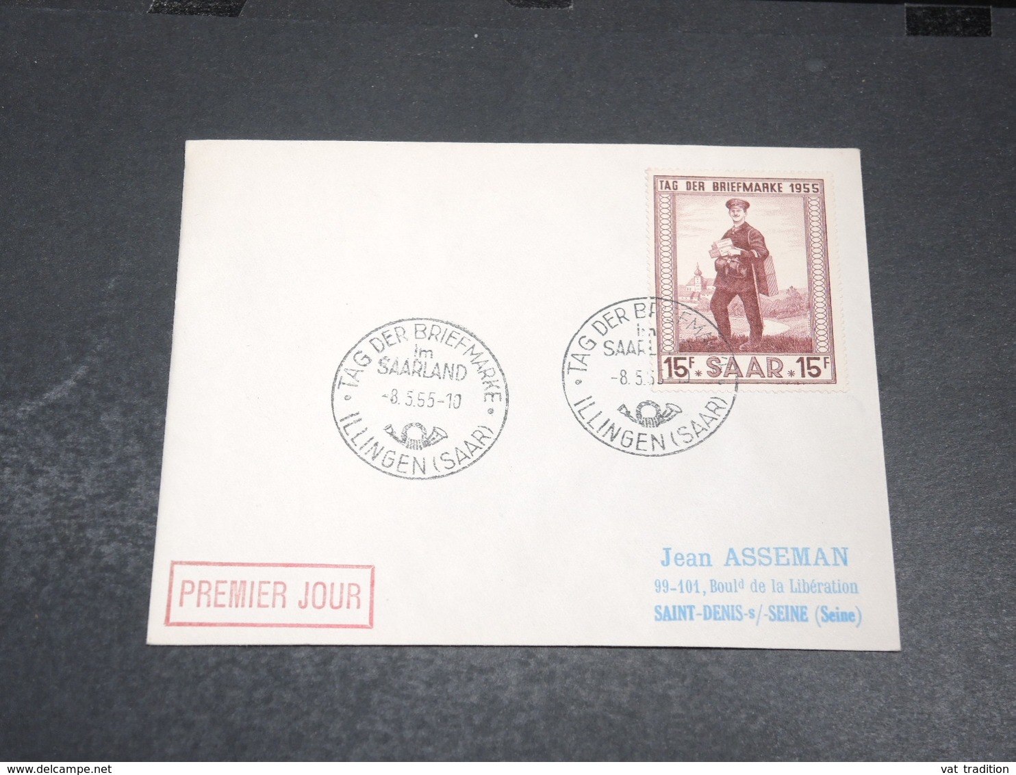 SARRE - Enveloppe FDC En 1955 - L 20415 - FDC