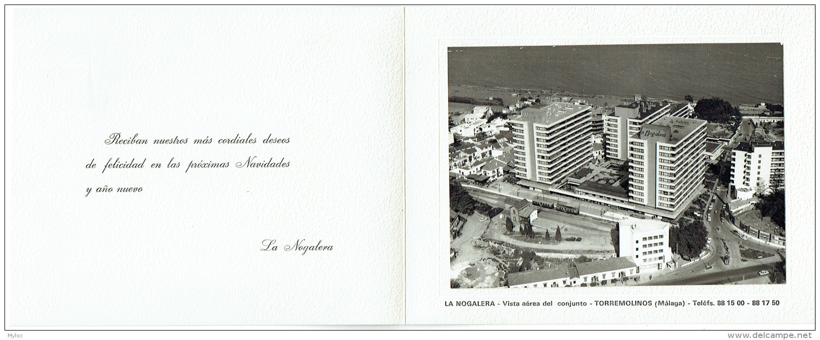 Foto/Pochette Et Photo. Torremolinos. La Nogaleria. Vue Aérienne. Carte De Voeux. - Lieux