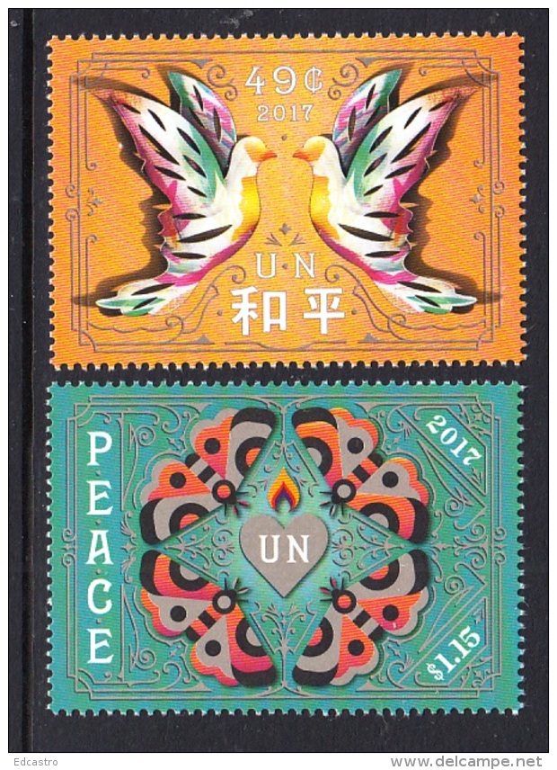 5.-  UNITED NATIONS 2017 International Day Of Peace - (New York) - (Set Mint) - Nuevos