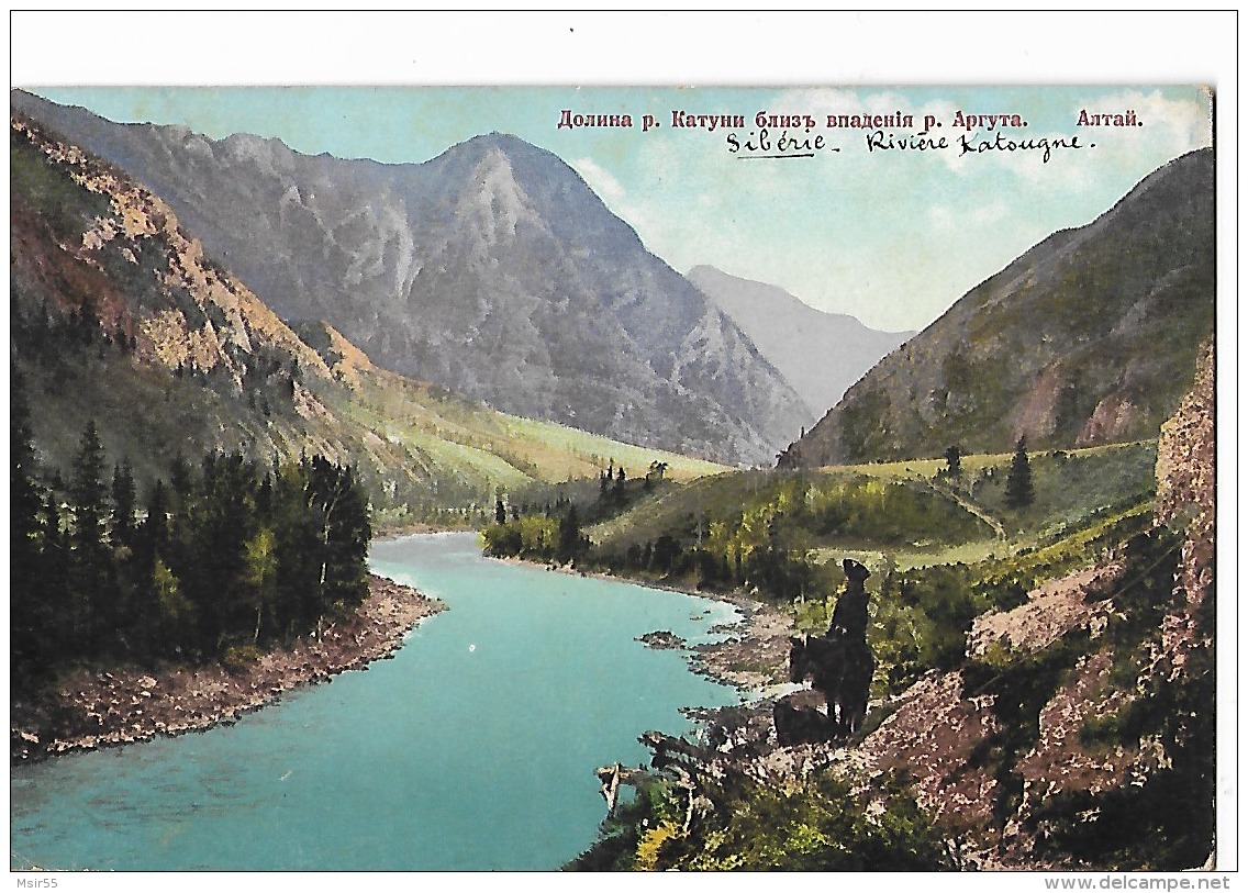 CPA - RUSSIA -  Siberia - ALTAI -  Valley Of  Katouny River Near Mouth  Of Argout River--  Granbergs -   1914 - Russia