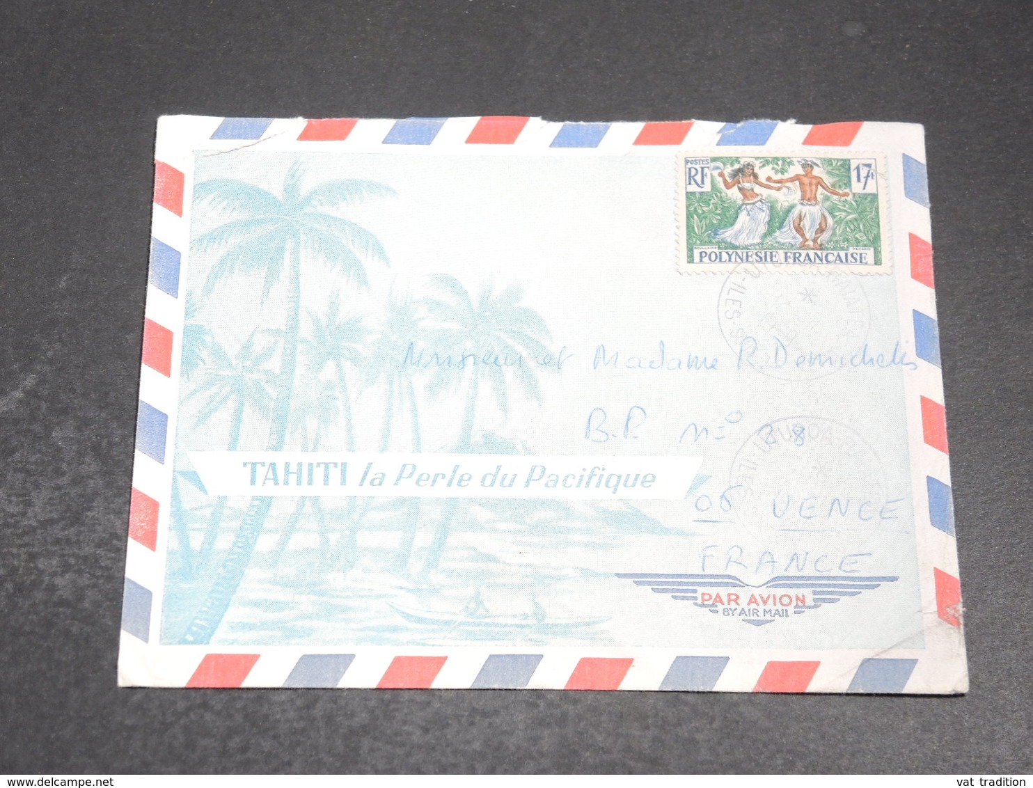 POLYNÉSIE - Enveloppe De  Utuboa - Raiatea Pour La France En 1969 - L 20451 - Lettres & Documents