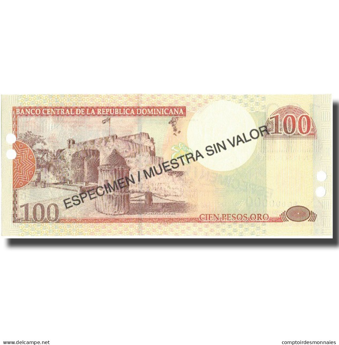 Billet, Dominican Republic, 100 Pesos Oro, 2001, 2001, Specimen, KM:167s2, NEUF - Dominicana