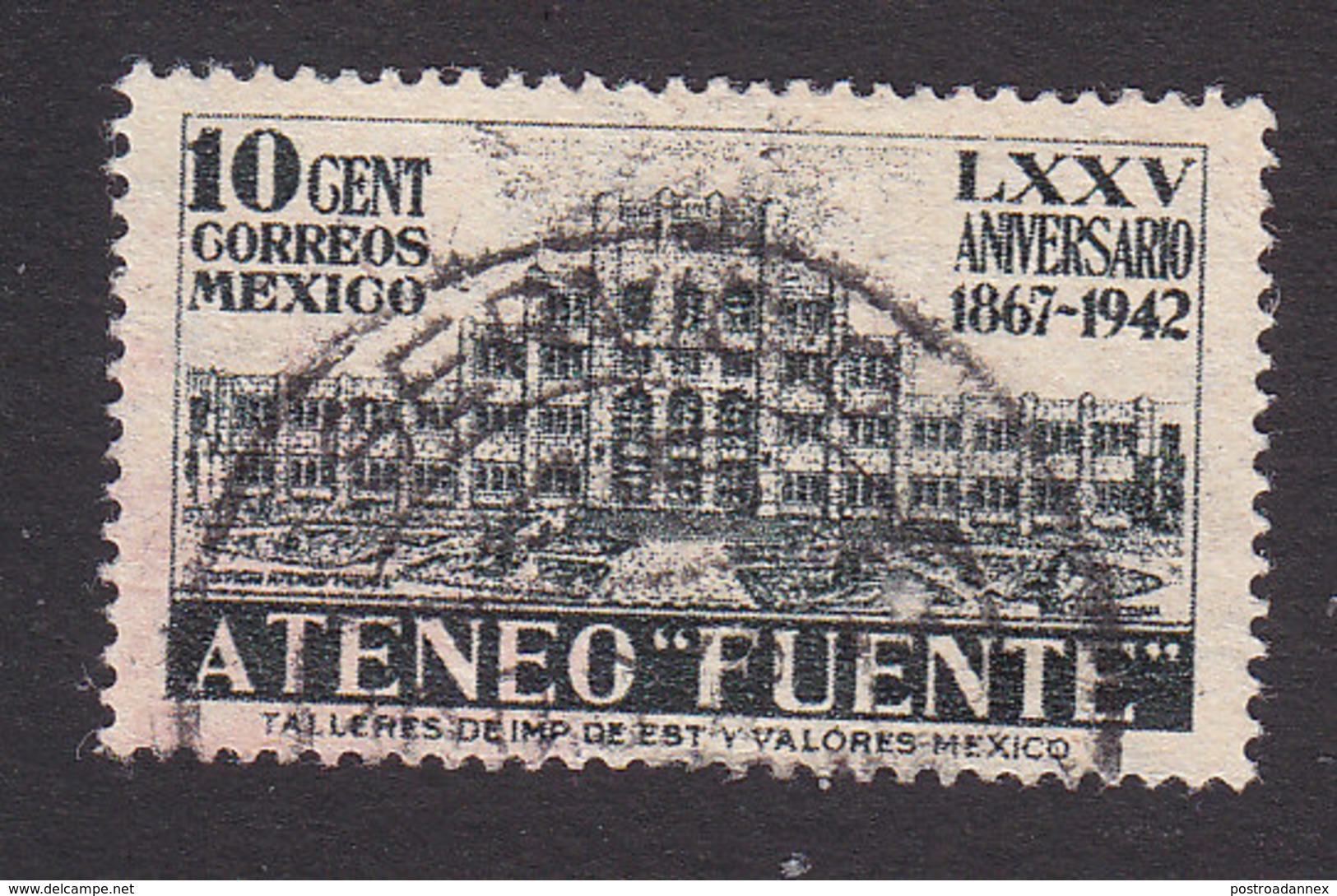 Mexico, Scott #780, Used, Fuente Academy, Issued 1942 - Mexico