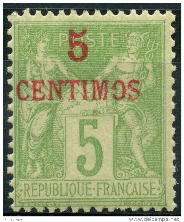 Maroc (1891) N 2 Type 1 * (charniere) - Neufs