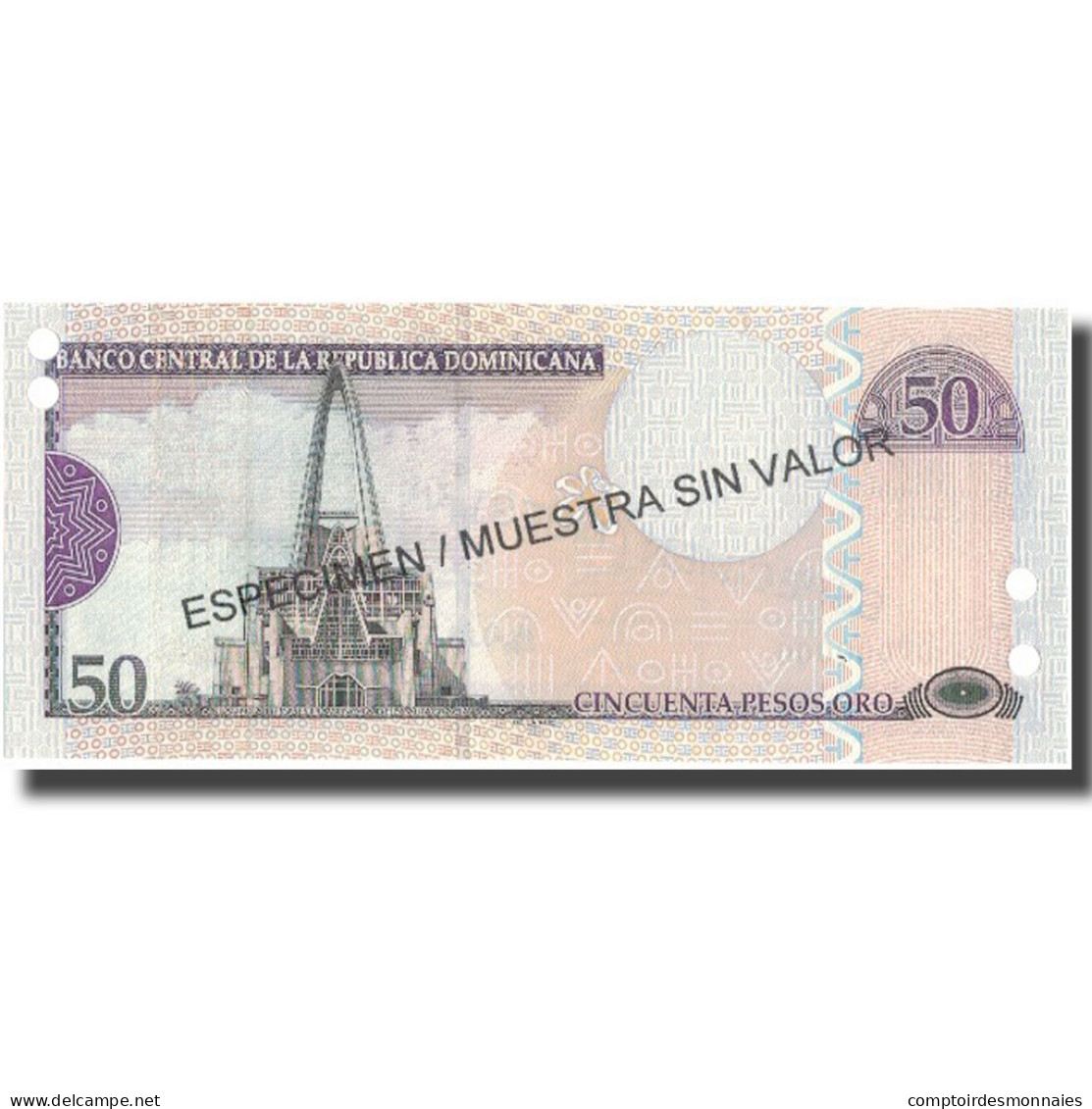 Billet, Dominican Republic, 50 Pesos Oro, 2004, 2004, Specimen, KM:170s4, NEUF - Dominicaine