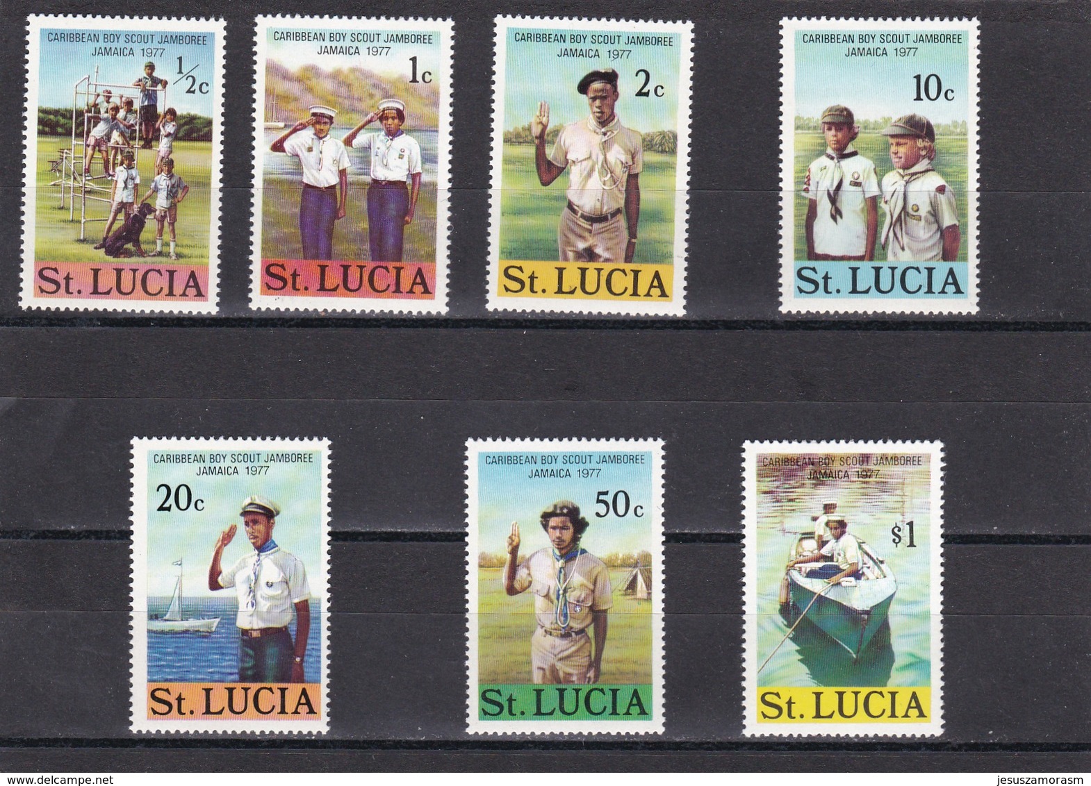 Santa Lucia Nº 418 Al 424 - St.Lucia (1979-...)