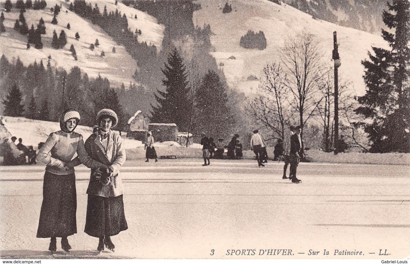 Suisse - Paysage D'Hiver - Sur La Patinoire - Non Circulé - Winter Sports