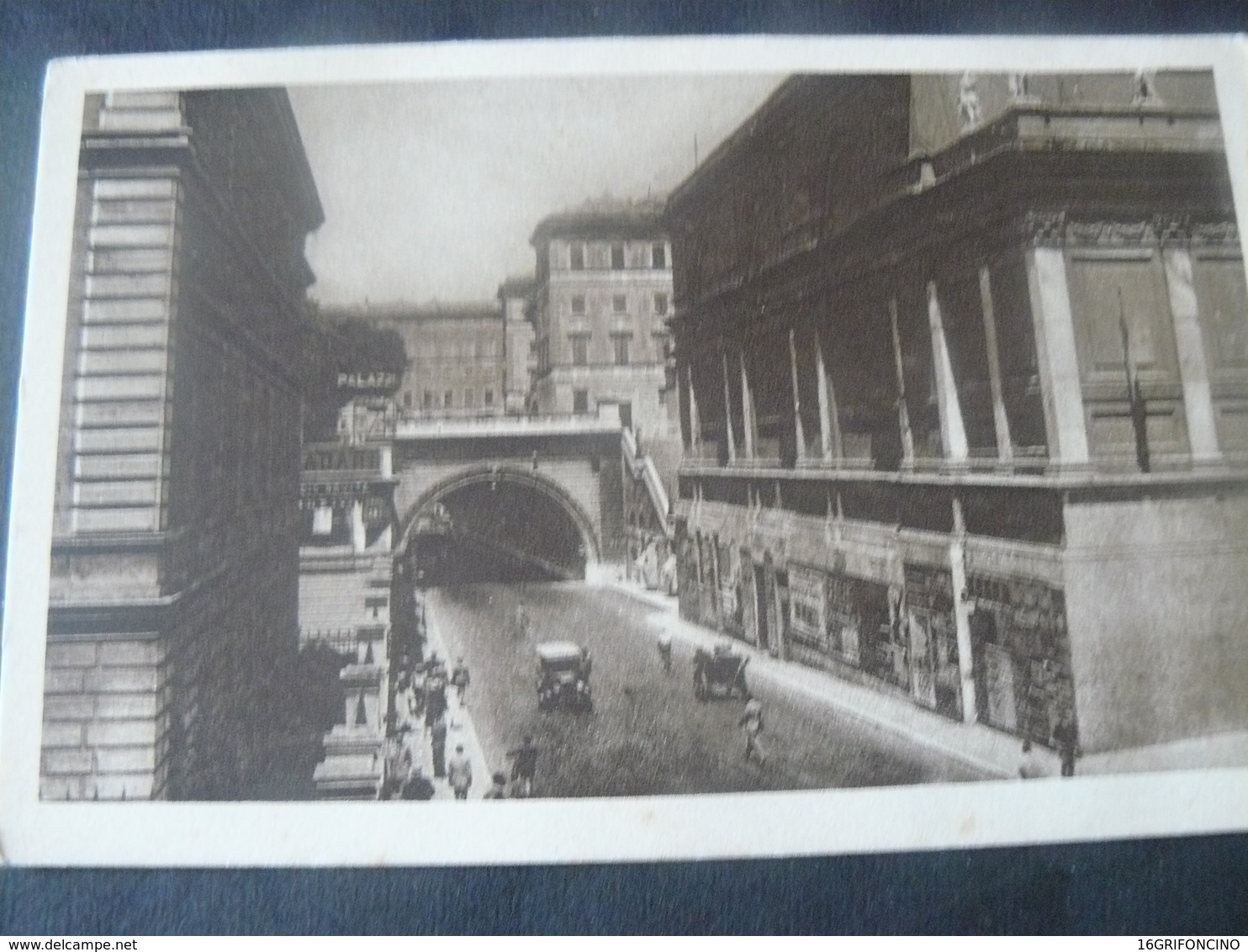 ANCIENT NEW  POSTCARD OF TUNNEL IN NATIONAL STREET /ANTICA NUOVA CARTOLINA DEL TRAFORO  VIA NAZIONALE - Transport