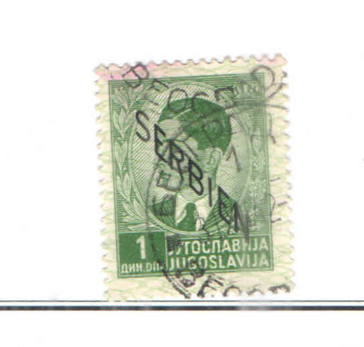 Serbia Occup.German PO .1941 Tipo Jugoslavia 1939/40 Ovpr. Scott.2N 18+See Scan On Scott.Page - Serbia