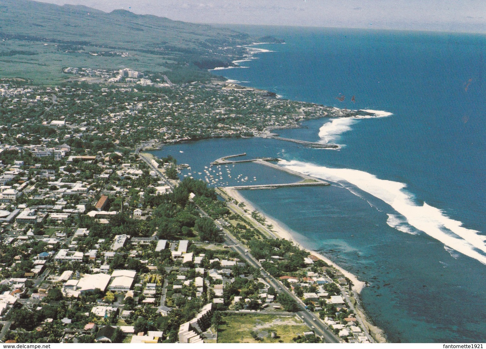 ILE DE LA REUNION VUE AERIENNE DE ST PIERRE (dil389) - Saint Pierre