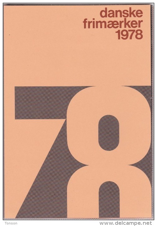 Denmark, 1978 Yearset, Mint In Folder, 3 Scans. - Ganze Jahrgänge