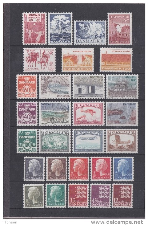 Denmark, 1981 Yearset, Mint In Folder, 3 Scans. - Années Complètes