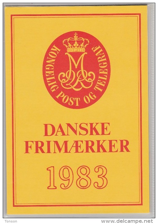 Denmark, 1983 Yearset, Mint In Folder, 2 Scans. - Full Years