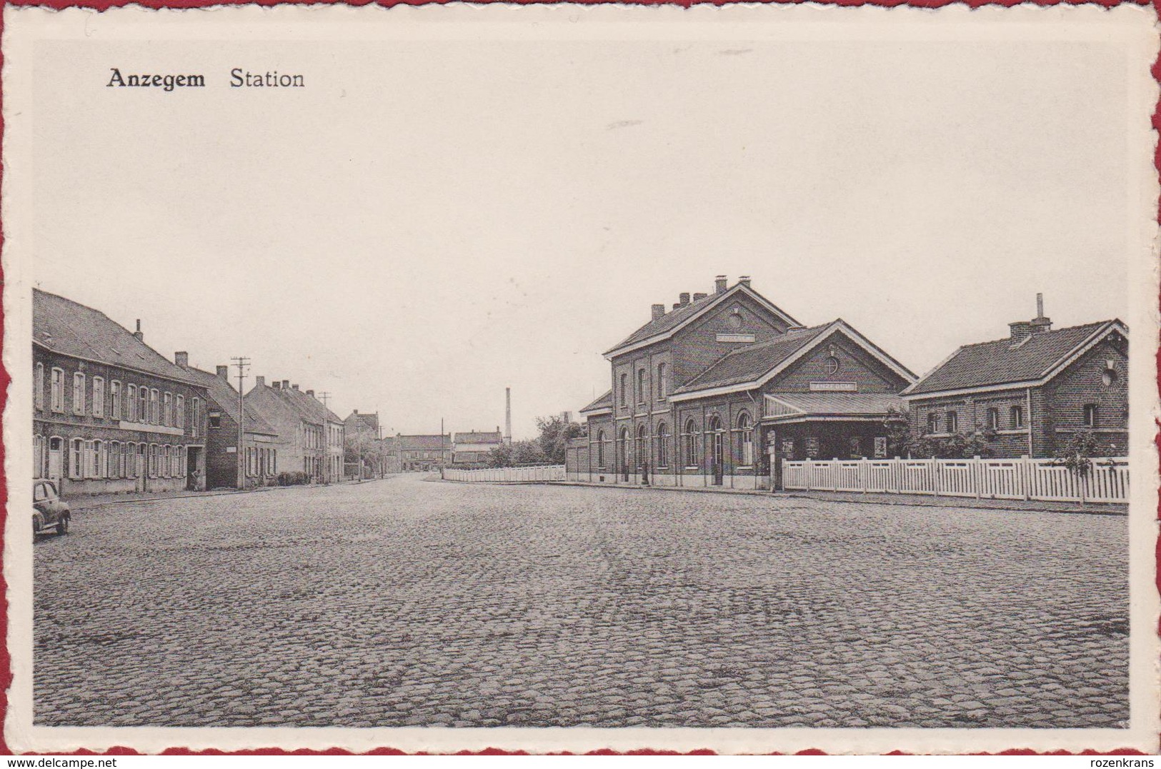 Anzegem Statie Station Railway Station (In Zeer Goede Staat) - Anzegem