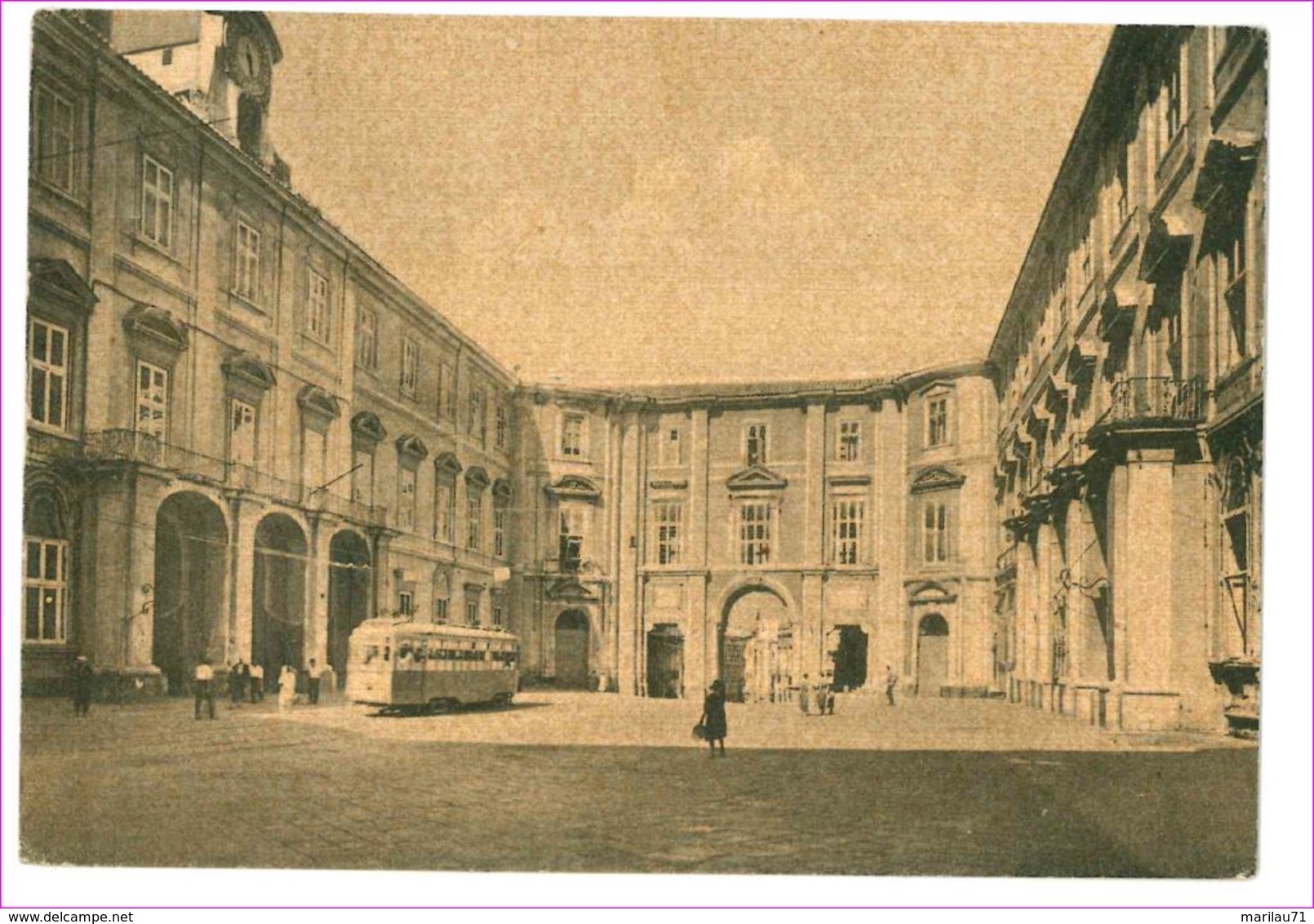 M7034 CAMPANIA Portici Napoli VIAGGIATA 1954 - Portici