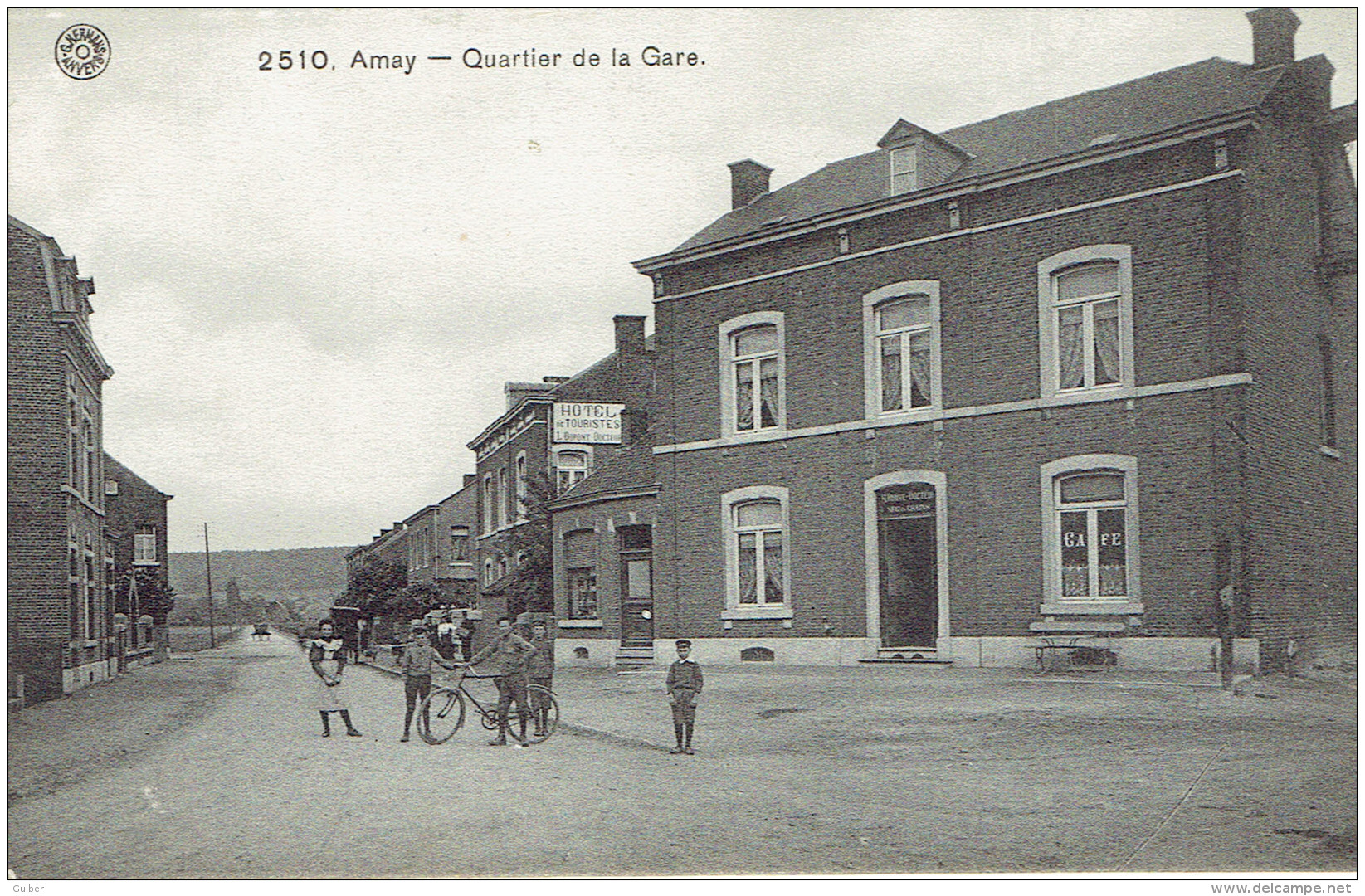 Amay Quartier De La Gare Du Chemin De Fer  Negoce En Grains  Hermans - Amay