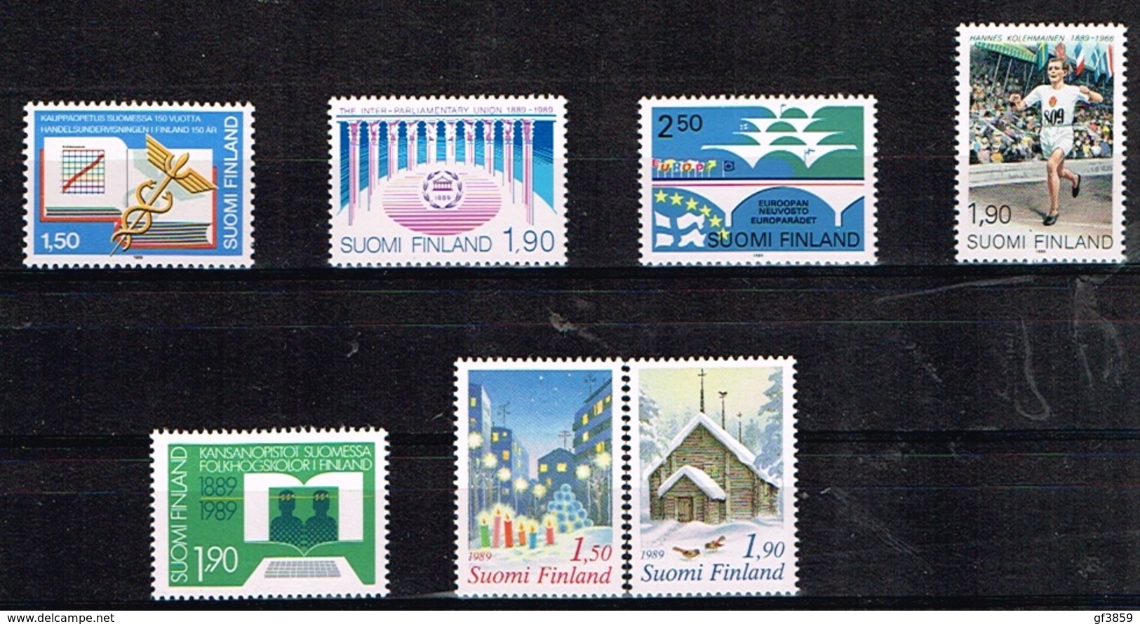 FINLANDE / Neufs **/MNH ** / 1989 - Année Complète - Full Years