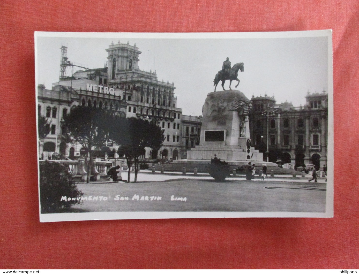 RPPC---Monument Of San Martin  Lima  Peru    Ref 3011 - Peru