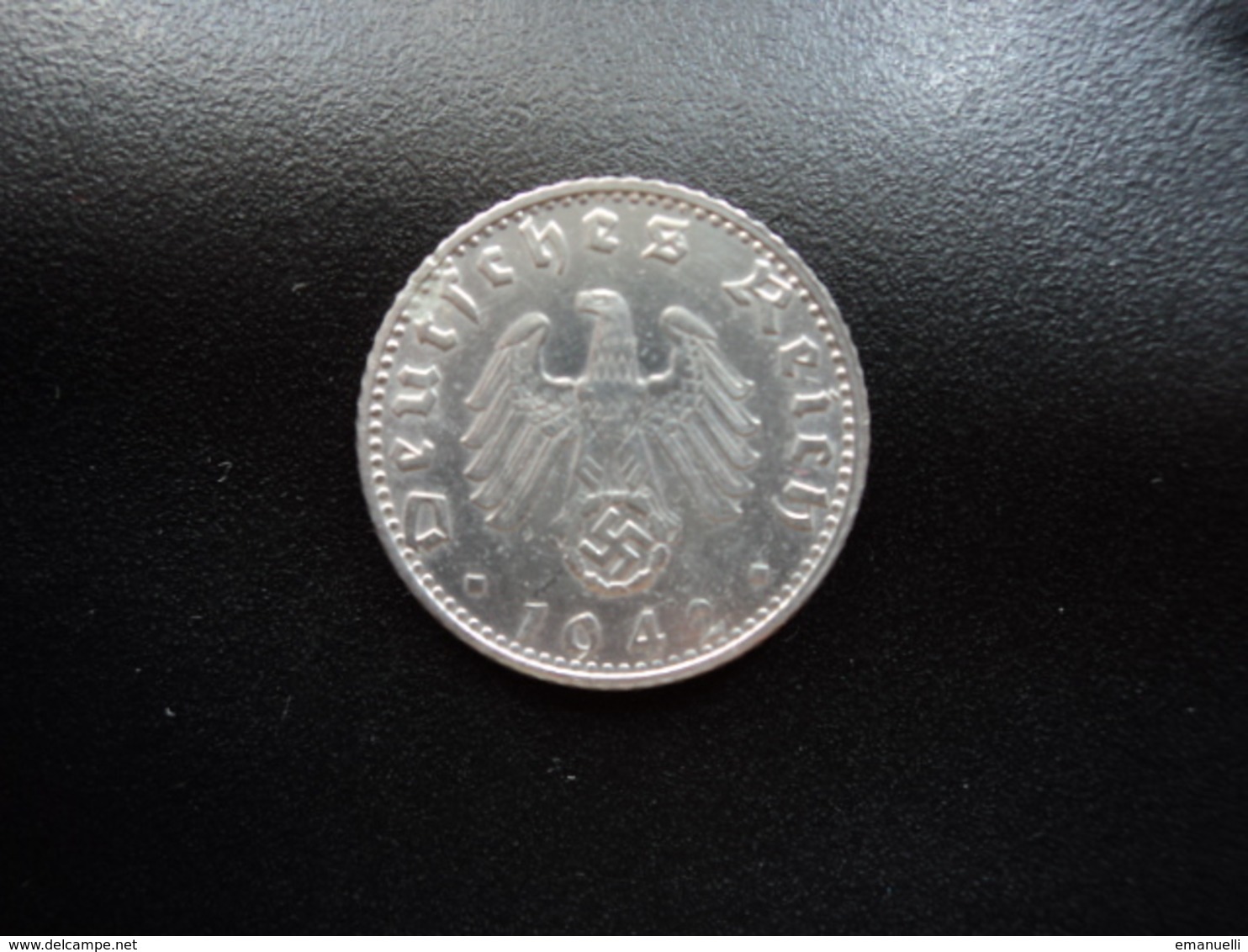 ALLEMAGNE : 50 REICHSPFENNIG  1942 G  KM 96   SUP+ * - 50 Reichspfennig