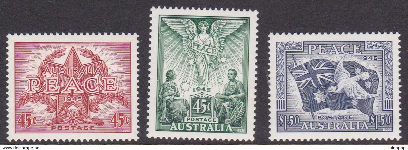 Australia ASC 1510-1512 1995 50th Anniversary Peace In The Pacific, Mint Never Hinged - Neufs